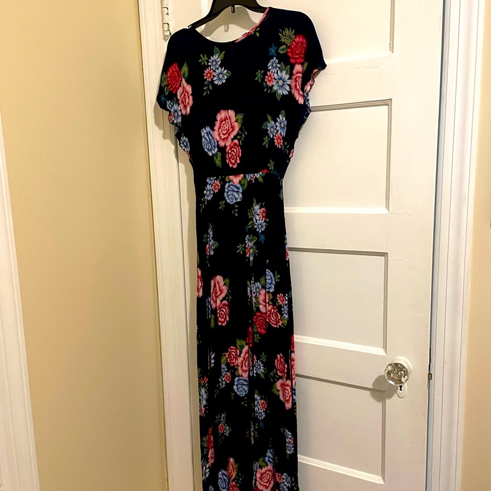 Lulu Navy Maxi Dress